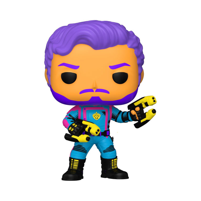 Funko Pop! Marvel Studios: Guardians Of The Galaxy – Star-Lord Special Edition Black Light