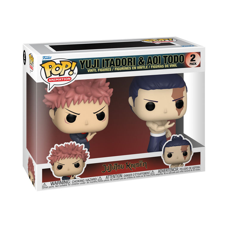 Funko Pop! Animation: Jujutsu Kaisen – Yuji Itadori & Aoi Todo 2 Pack