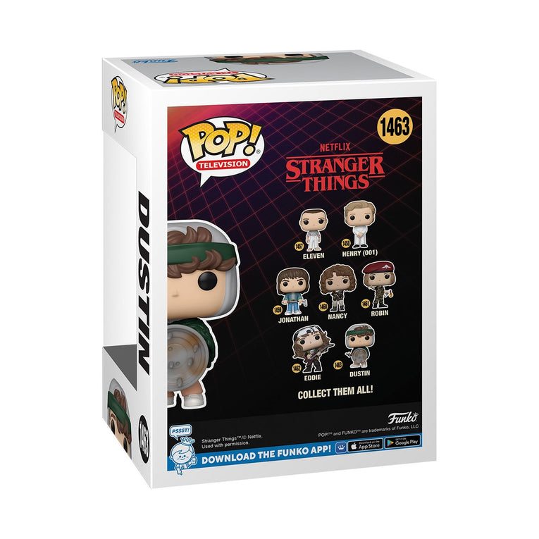 Funko Pop! Television: Netflix Stranger Things – Dustin With Spear And Shield