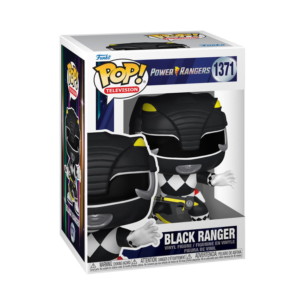 Funko Pop! Television: Power Rangers β Black Ranger 30th Anniversary