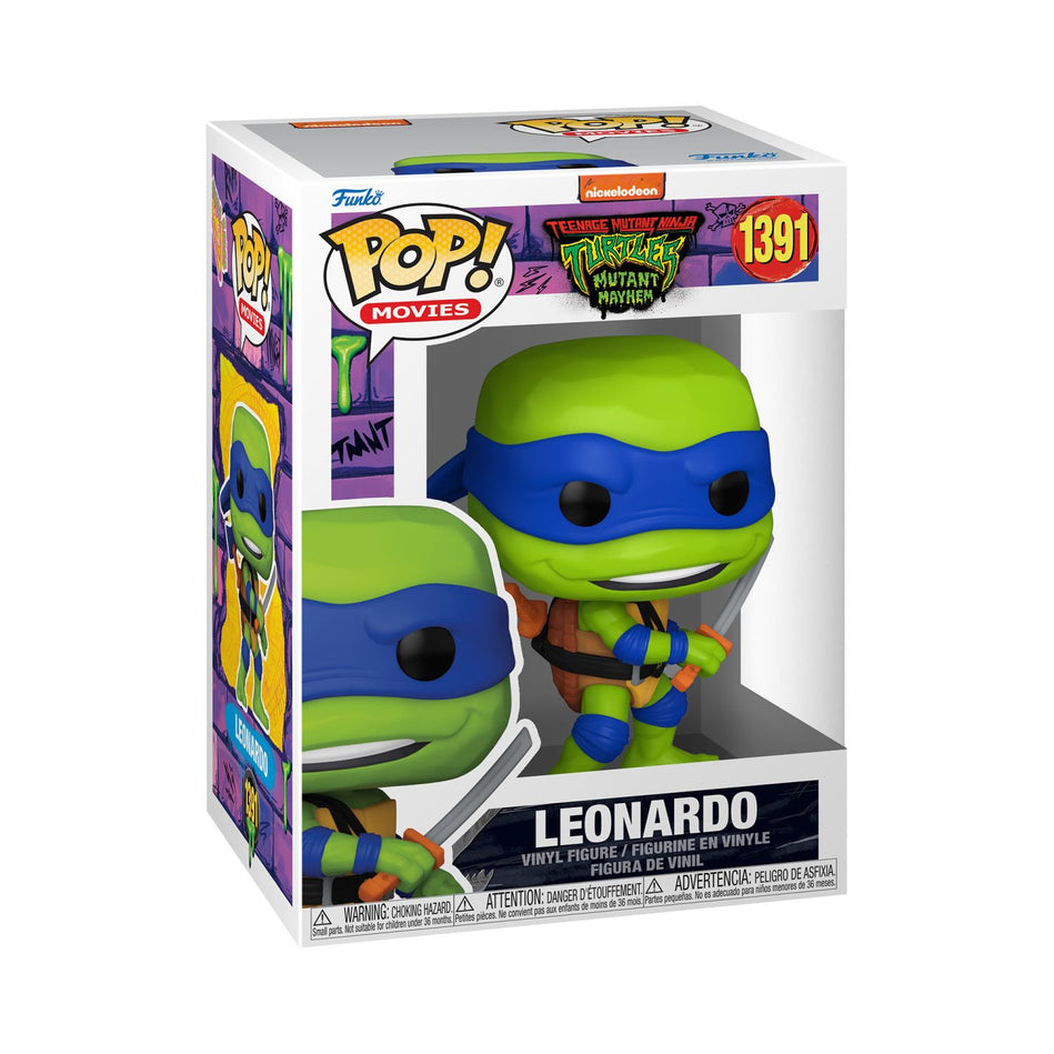 Funko Pop! Movies: Teenage Mutant Ninja Turtles Mutant Mayhem – Leonardo