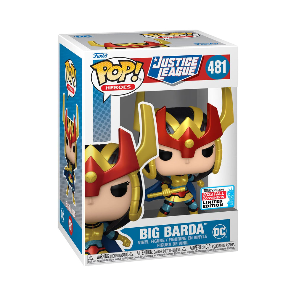 Funko Pop! Heroes: Justice League β Big Barda Funko Exclusive 2023 Fall Convention Limited Edition