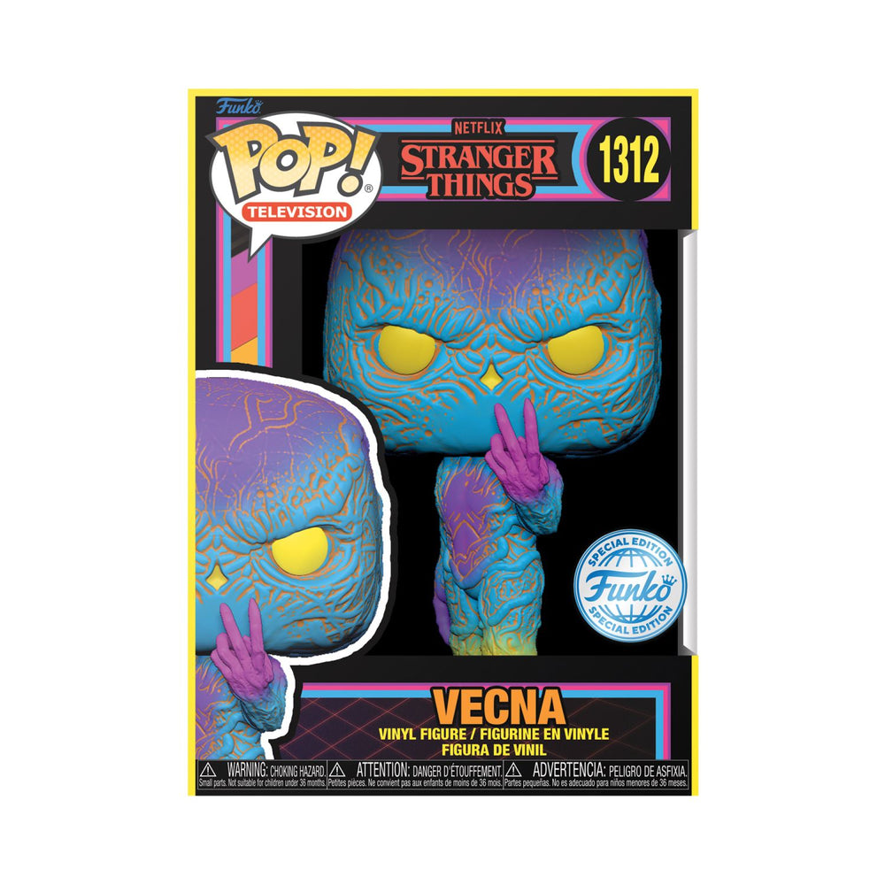 Funko Pop! Television: Netflix Stranger Things β Vecna Black Light - Special Edition