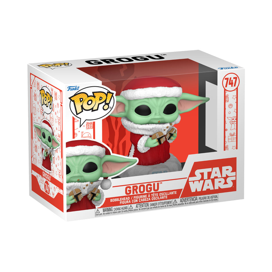 Funko Pop! Star Wars: The Mandalorian - Grogu With Christmas Cookie