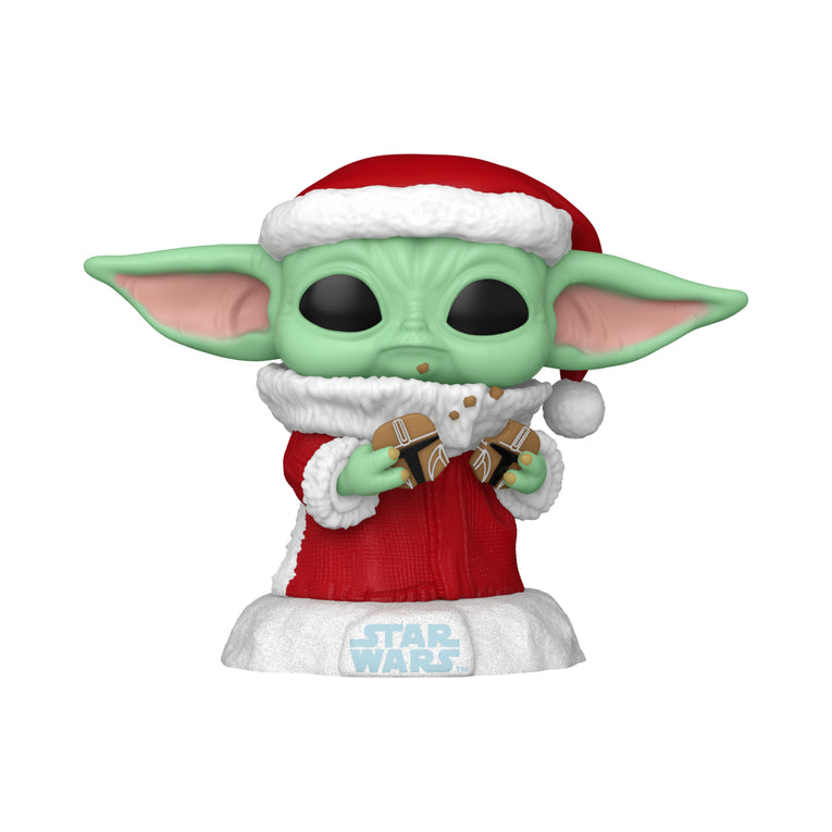 Funko Pop! Star Wars: The Mandalorian - Grogu With Christmas Cookie