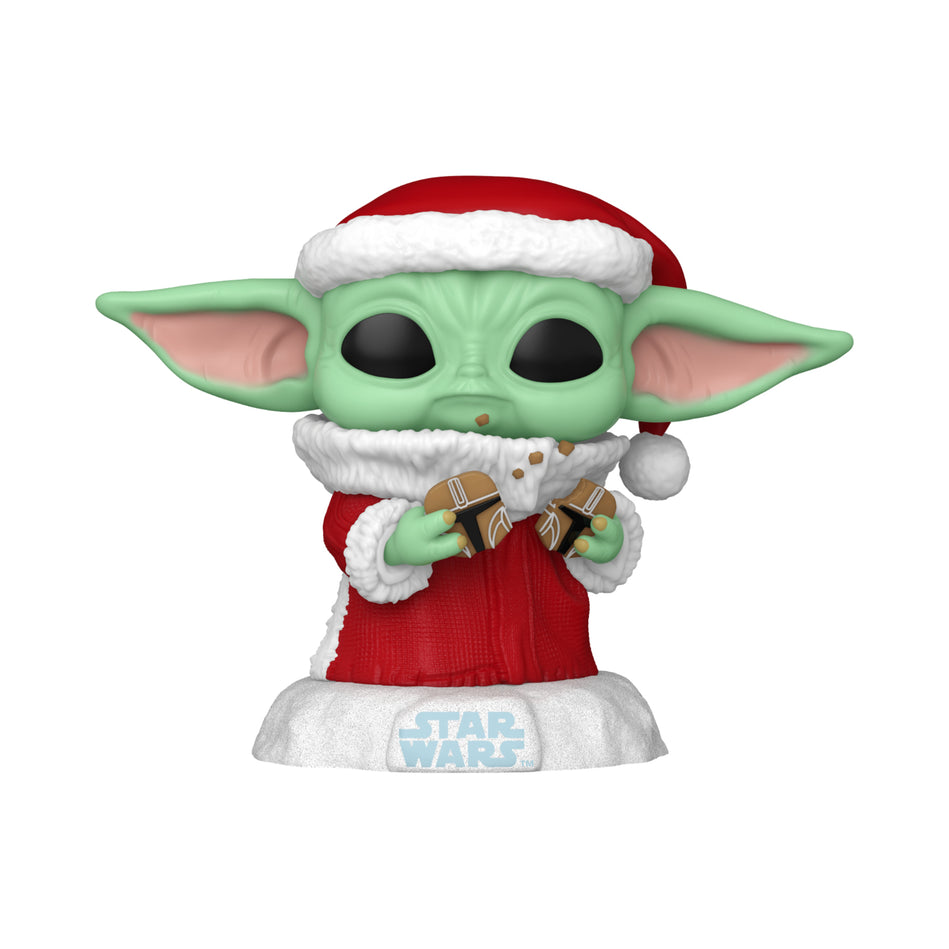 Funko Pop! Star Wars: The Mandalorian - Grogu With Christmas Cookie