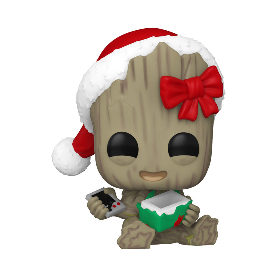 Funko Pop! Marvel: Groot With Present