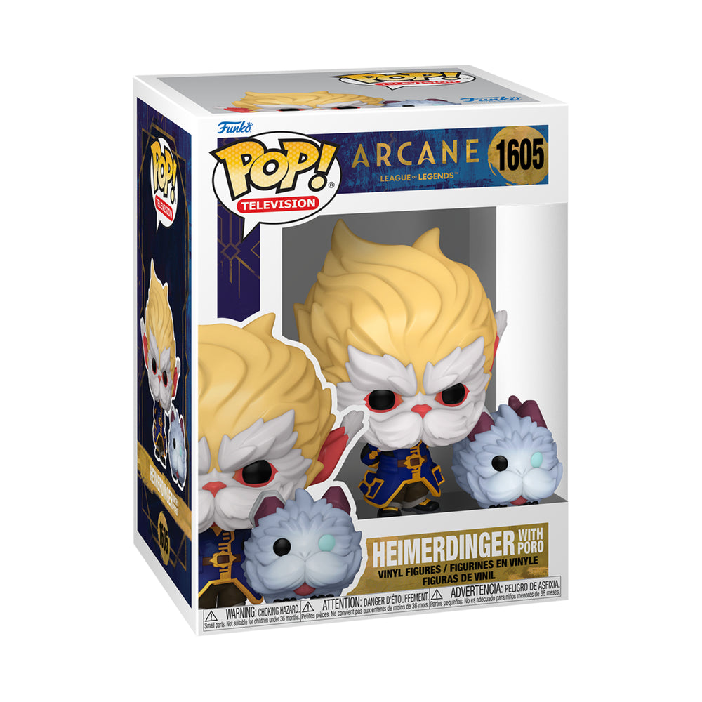Funko Pop! ARCANE League Of Legends β Heimerdinger With Poro