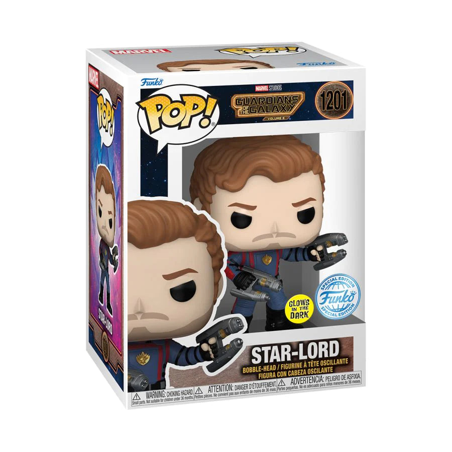 Funko Pop! Guardians of the Galaxy Vol. 3 – Star Lord Glow in the Dark