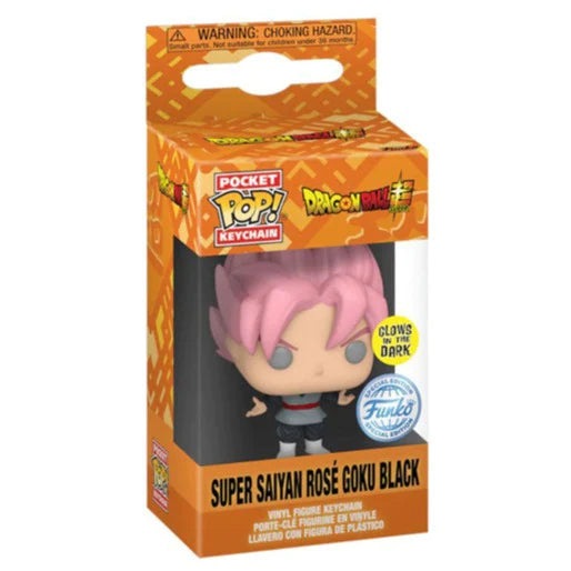Funko Pop! Pocket Keychain: Dragon Ball Super - Goku Rose Black Glow