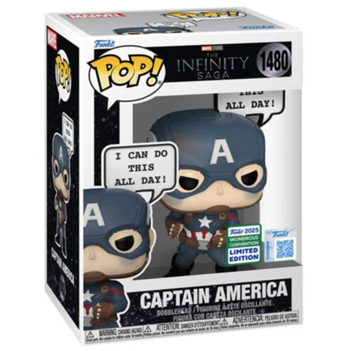 Funko Pop! The Infinity Saga - Captain America 'I Can Do This All Day'