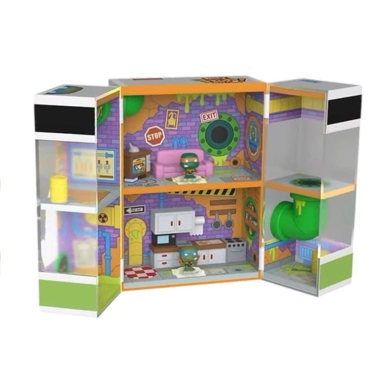 Funko Bitty Pop Box Playset! Teenage Mutant Ninja Turtles - Sewer Lair