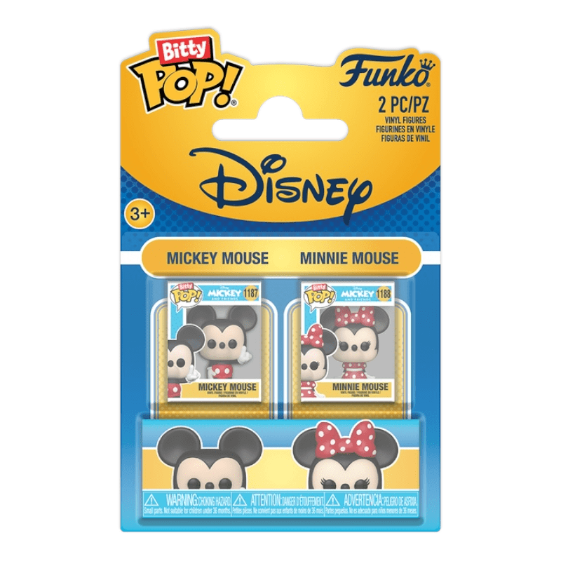 Funko Bitty Pop! Mickey & Minnie Mouse: 2 Pack