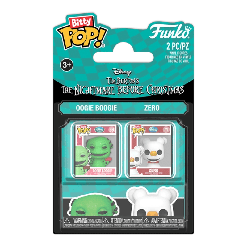 Funko Bitty Pop! Oogie Boogie & Zero: 2 Pack