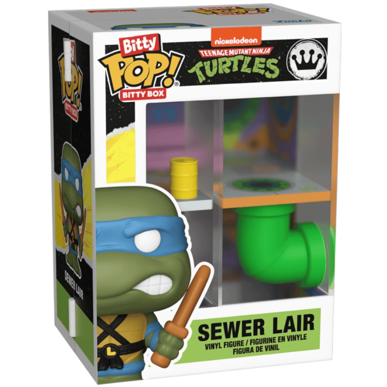 Funko Bitty Pop Box Playset! Teenage Mutant Ninja Turtles - Sewer Lair