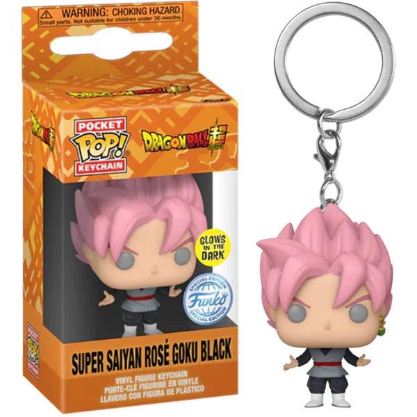 Funko Pop! Pocket Keychain: Dragon Ball Super - Goku Rose Black Glow