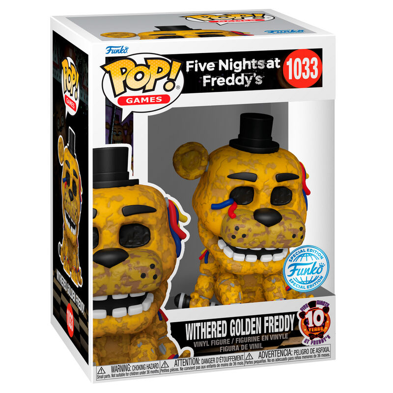Funko Pop! Five Nights at Freddy's - Withered Golden Freddy