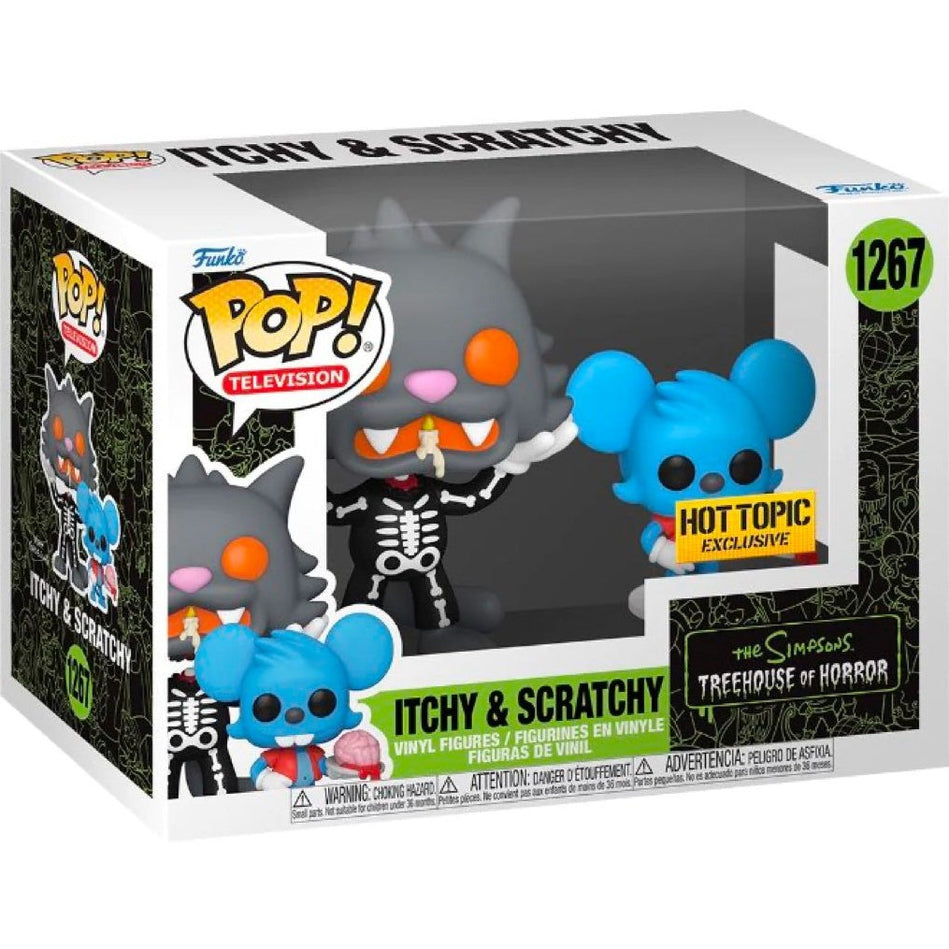 Funko Pop! The Simpsons - Itchy with Scratchy Skeleton Special Edition
