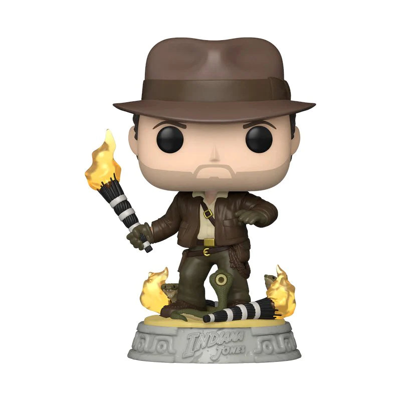 Funko Pop! Movies: Indiana Jones Raiders Of The Lost Ark - Indiana Jones With Snakes Comic Con Exclusive