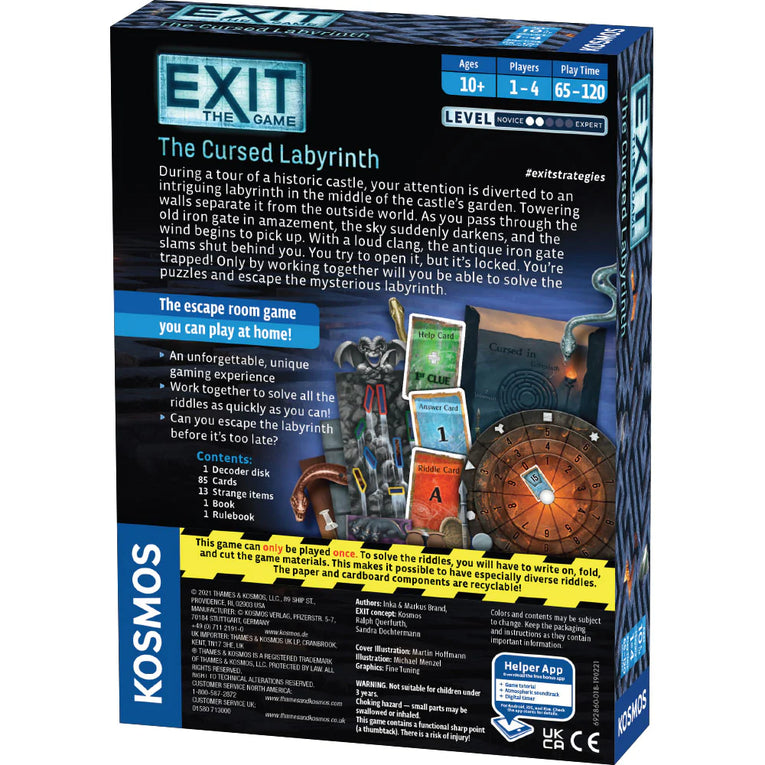 EXIT - The Cursed Labyrinth Board Game