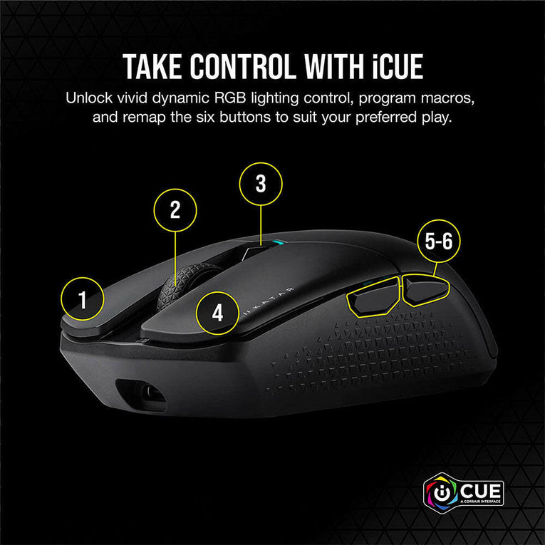 CORSAIR KATAR ELITE Wireless Ultra-Light Gaming Mouse