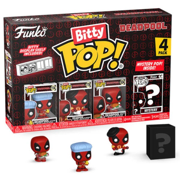 Funko Bitty Pop! Deadpool - Bathtime 4 Pack