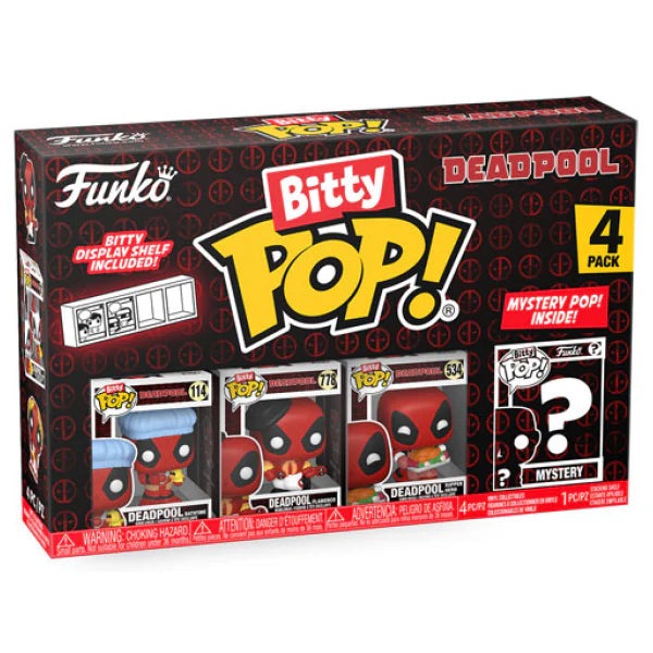 Funko Bitty Pop! Deadpool - Bathtime 4 Pack