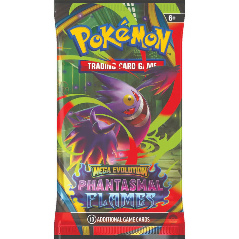 PREORDER Pokémon: Mega Evolution - Phantasmal Flames - Sleeved Booster