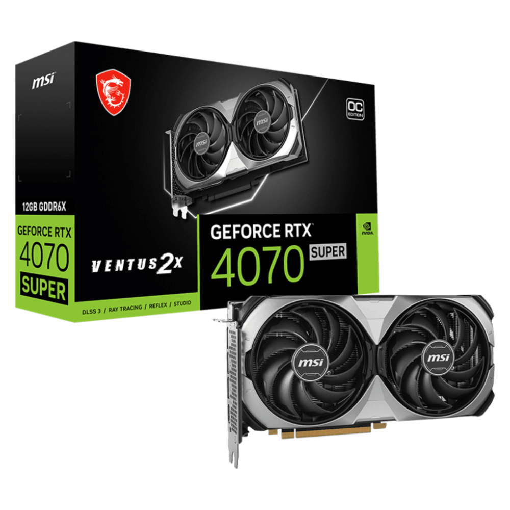 MSI NVIDIA GeForce RTX™ 4070 SUPER 12G VENTUS 2X OC