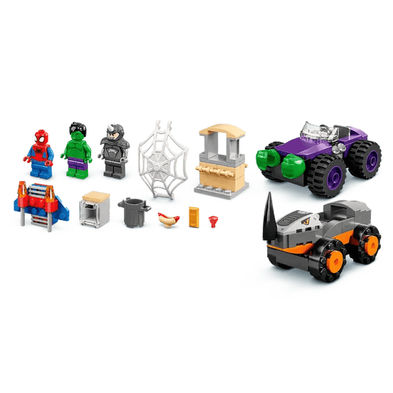 LEGO: Hulk vs. Rhino Truck Showdown