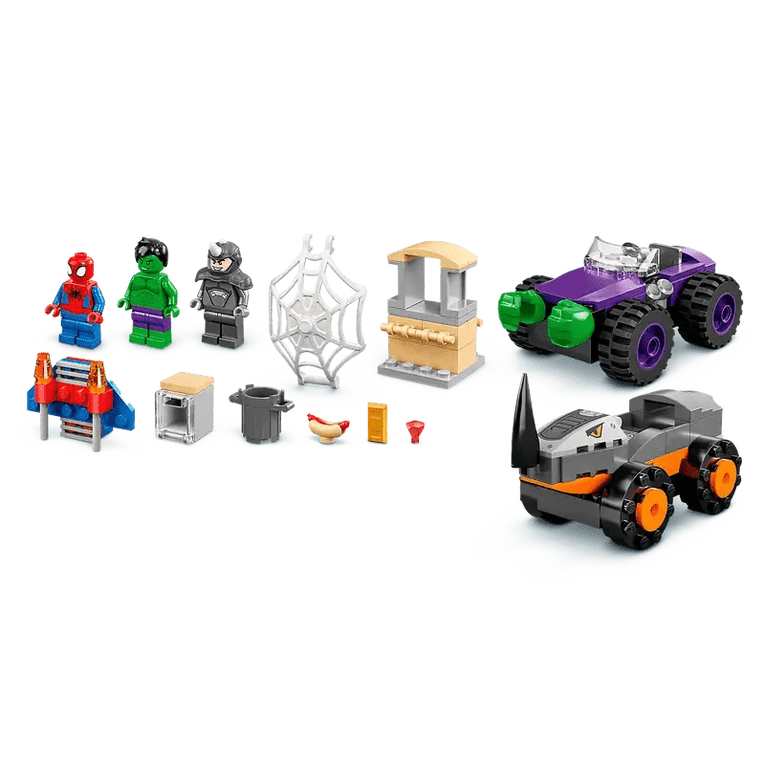 LEGO: Hulk vs. Rhino Truck Showdown