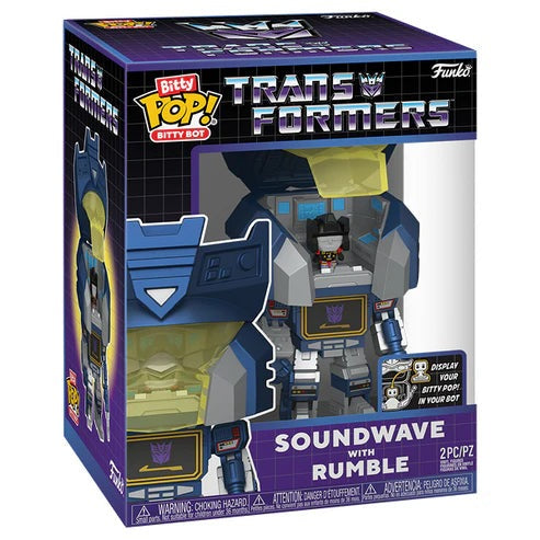Funko Bitty Bot! Transformers - Soundwave with Rumble