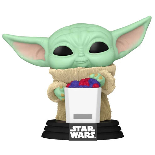 Funko Pop! Star Wars: The Mandalorian & Grogu 2026 - Grogu with Food Flocked