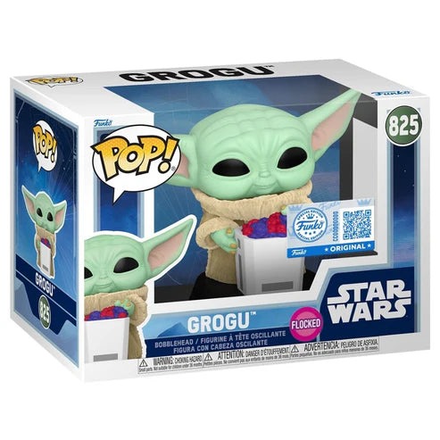 Funko Pop! Star Wars: The Mandalorian & Grogu 2026 - Grogu with Food Flocked