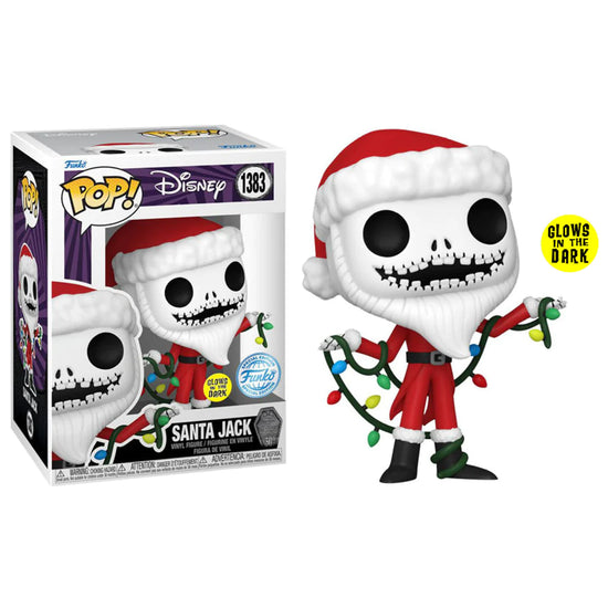 Funko Pop! Disney: The Nightmare Before Christmas - Santa Jack Exclusive Glow In the Dark