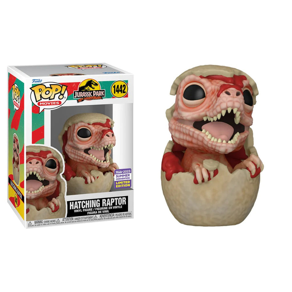 Funko Pop! Movies: Jurassic Park Hatching Raptor Exclusive