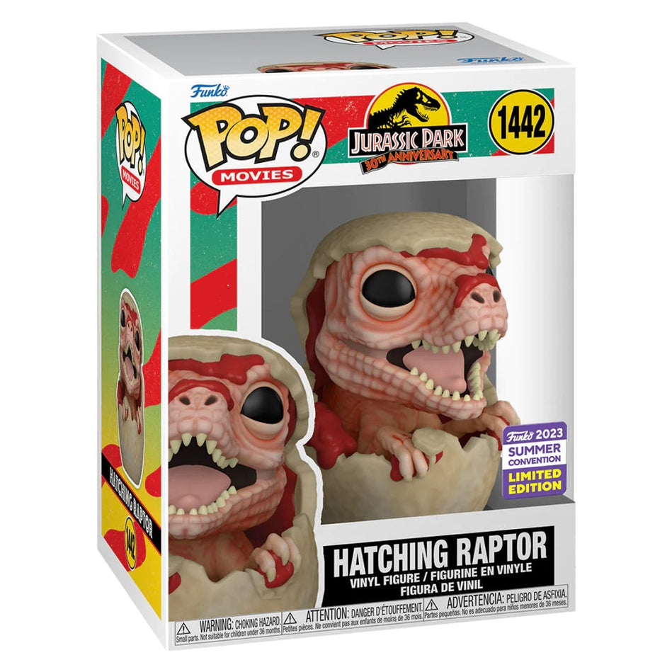 Funko Pop! Movies: Jurassic Park Hatching Raptor Exclusive