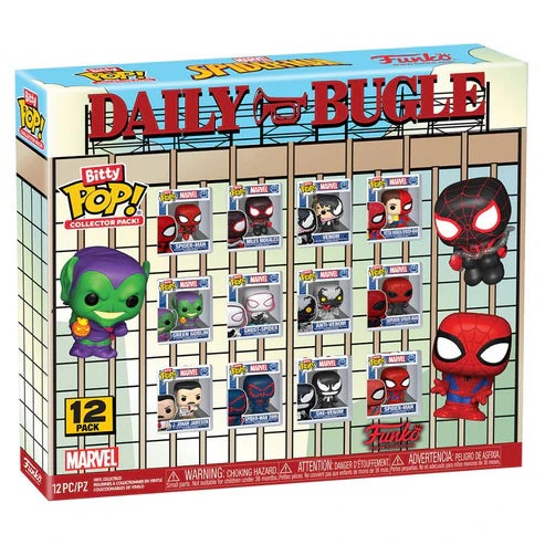 PREORDER - Funko Bitty Pop! Spider-Man - Collector 12 Pack Daily Bugle