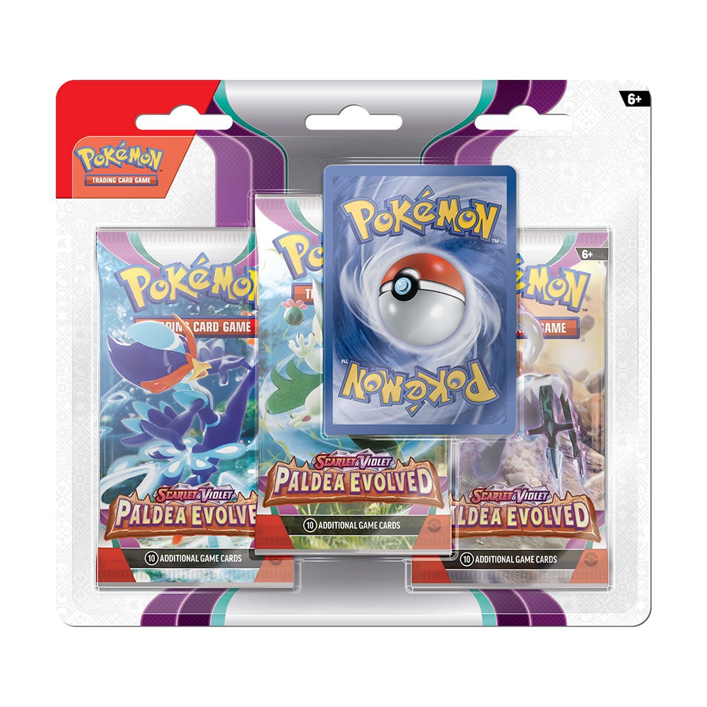 Pokémon: Scarlet & Violet 2: Paldea Evolved - 3-pack Blister