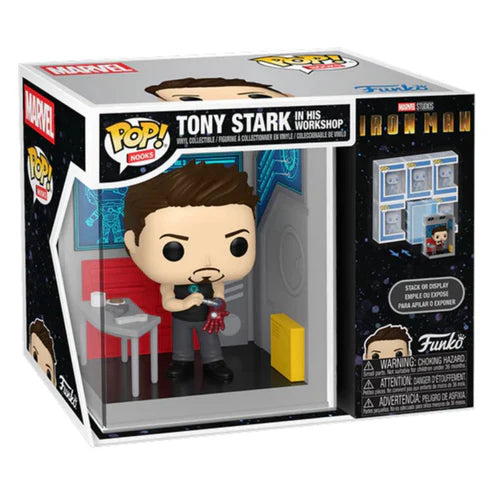 PREORDER - Funko Pop! Nooks - Iron Man 2008 - Tony Stark in his Workshop