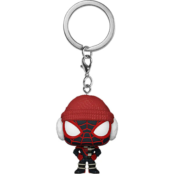Funko Pop! Pocket Keychain Spider-Man: Miles Morales - Winter Miles