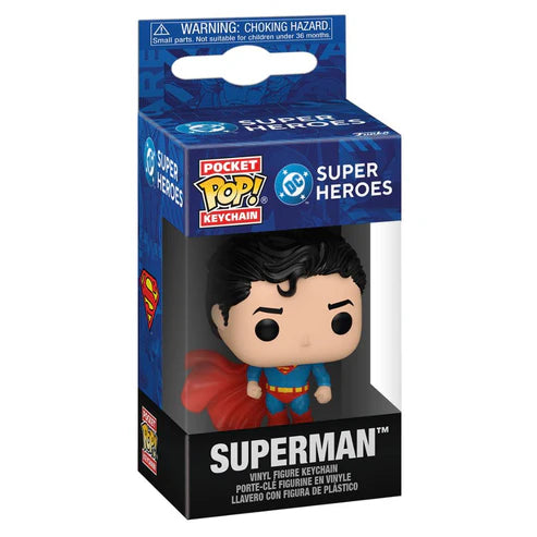 PREORDER Funko Pop! Pocket Keychain: DC Comics - Superman New Classics