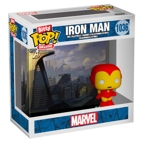 Funko Bitty Pop! Marvel: Iron Man Avengers Tower - Deluxe