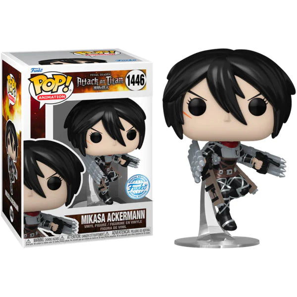 Funko Pop! Attack on Titan - Mikasa Season 5 Exclusive Metallic