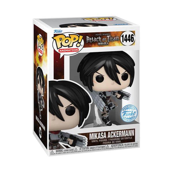 Funko Pop! Attack on Titan - Mikasa Season 5 Exclusive Metallic