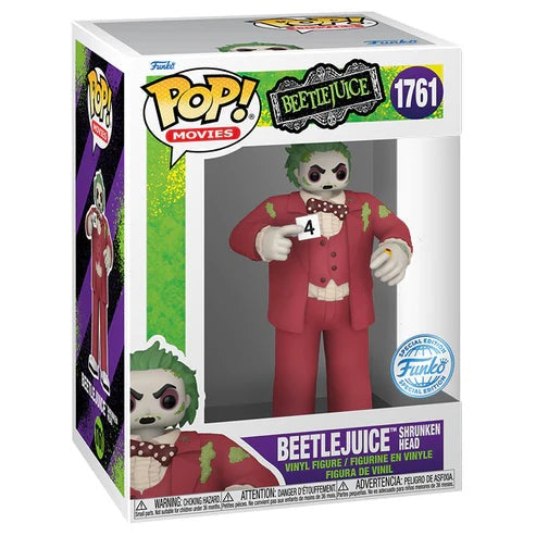 Funko Pop! Beetlejuice - Beetlejuice Shrunken Head