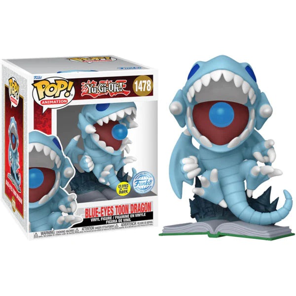 Funko Pop! Yu-Gi-Oh! - Blue Eyes Toon Dragon Glow in the dark Exclusive