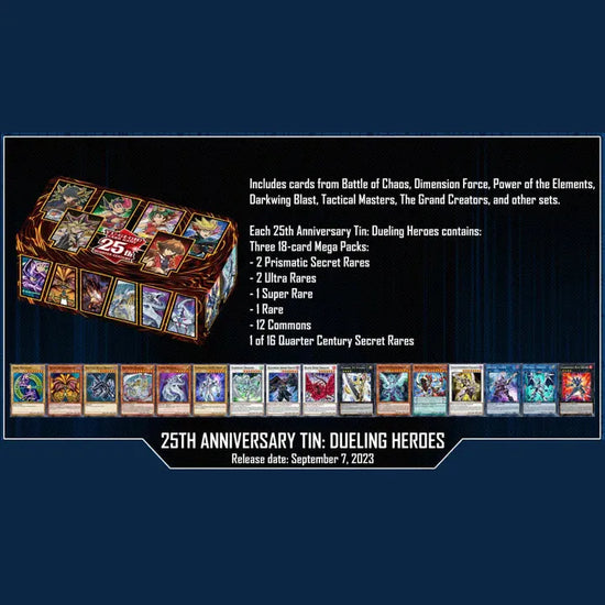 YU-GI-OH! - 25th Anniversary Tin: Dueling Heroes