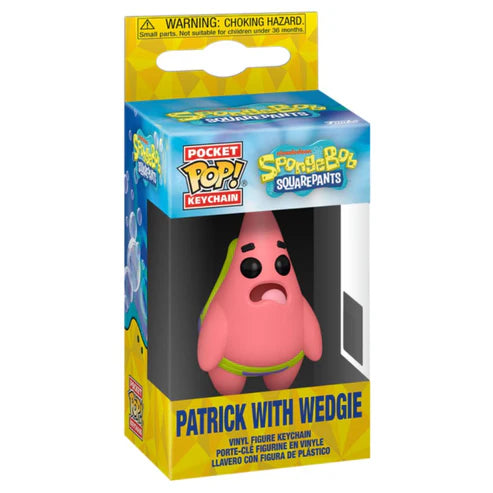 PREORDER Funko Pop! Pocket Keychain: SpongeBob Squarepants - Patrick with Wedgie