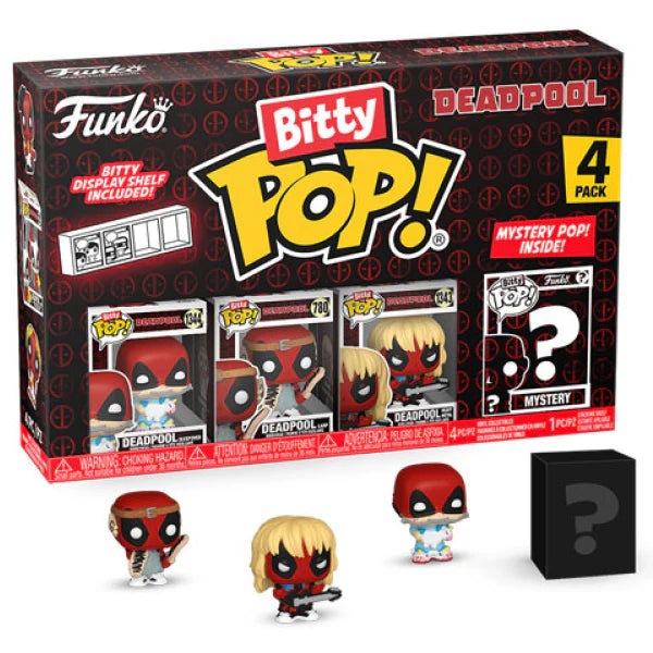 Funko Bitty Pop! Deadpool - Sleepover 4 Pack